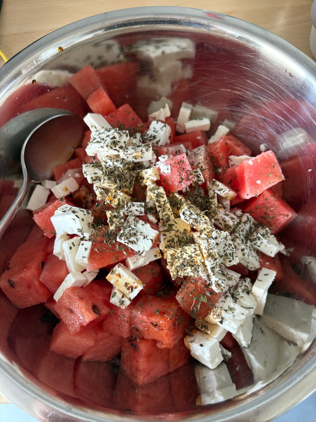 Salade de pastèque à la&nbsp;fêta