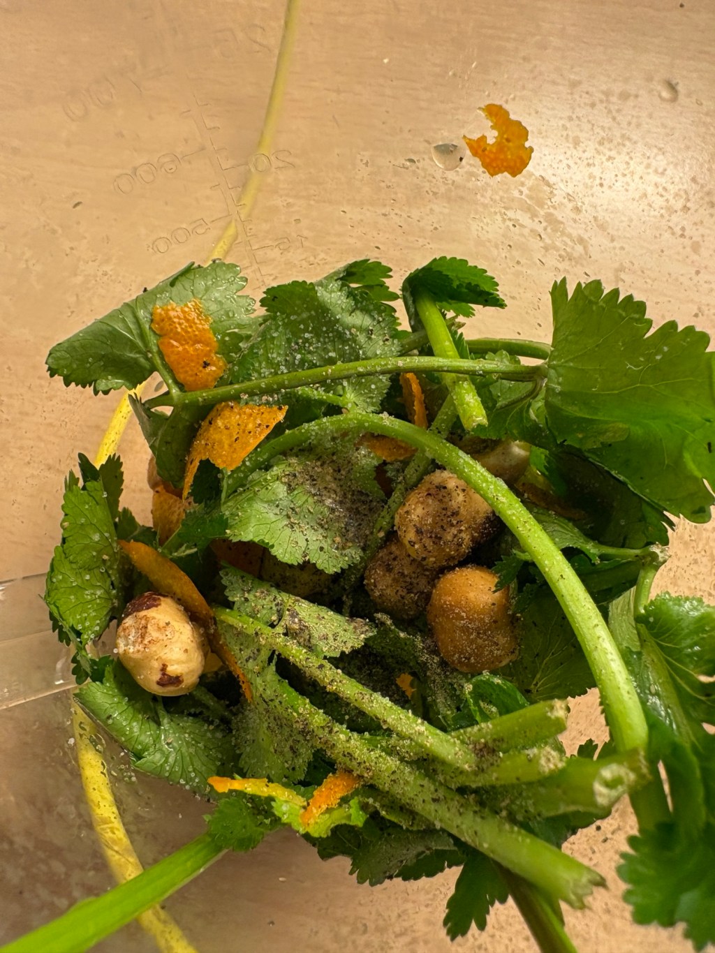 Vinaigrette coriandre et&nbsp;orange