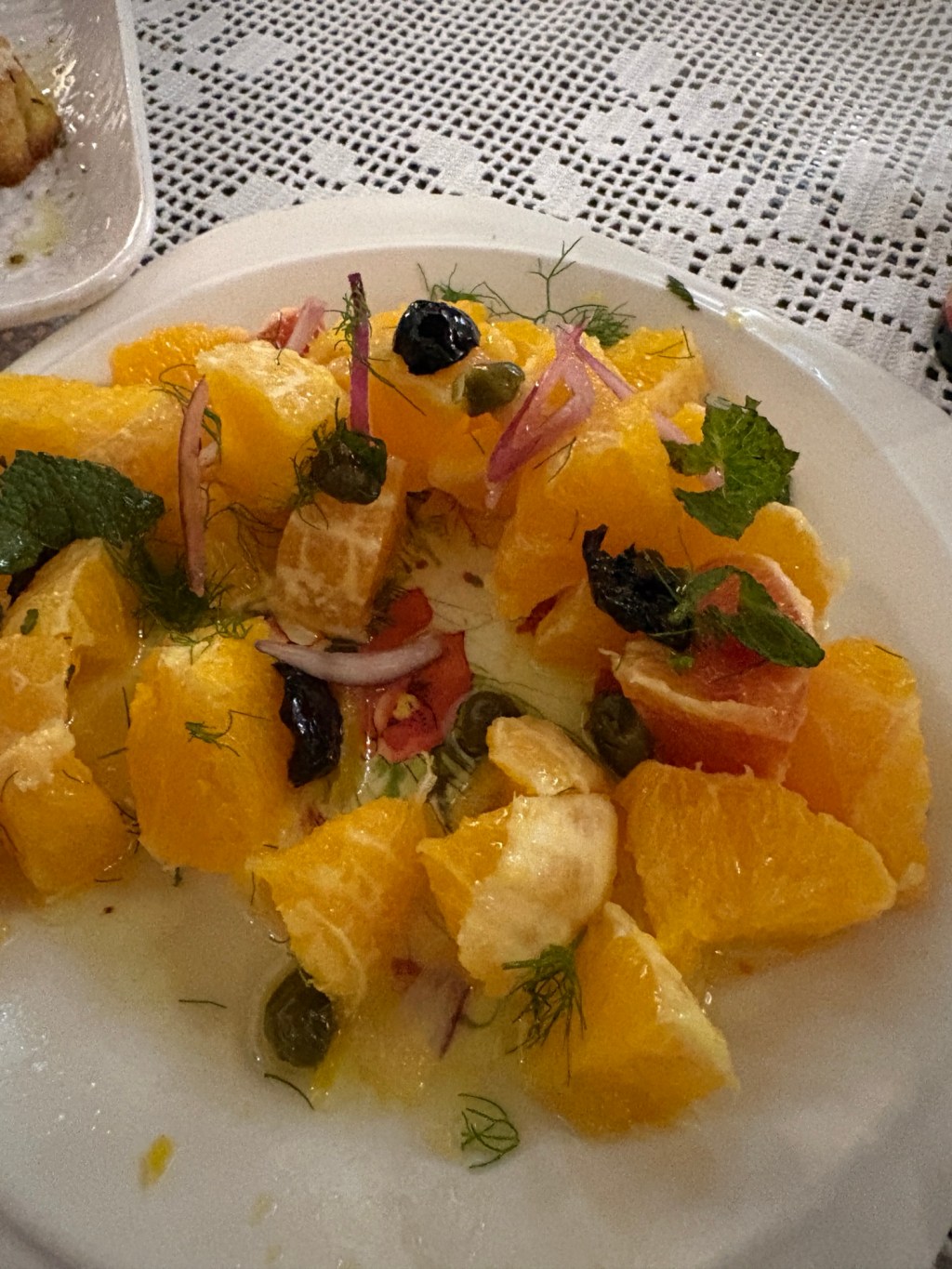 La salade sicilienne à l’orange
